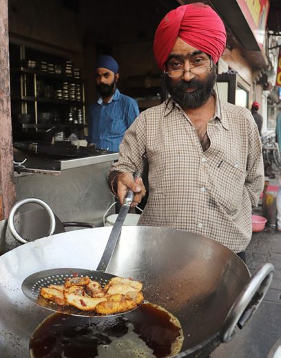 Frittierter Fisch mit Garlic Masala – Amritsar